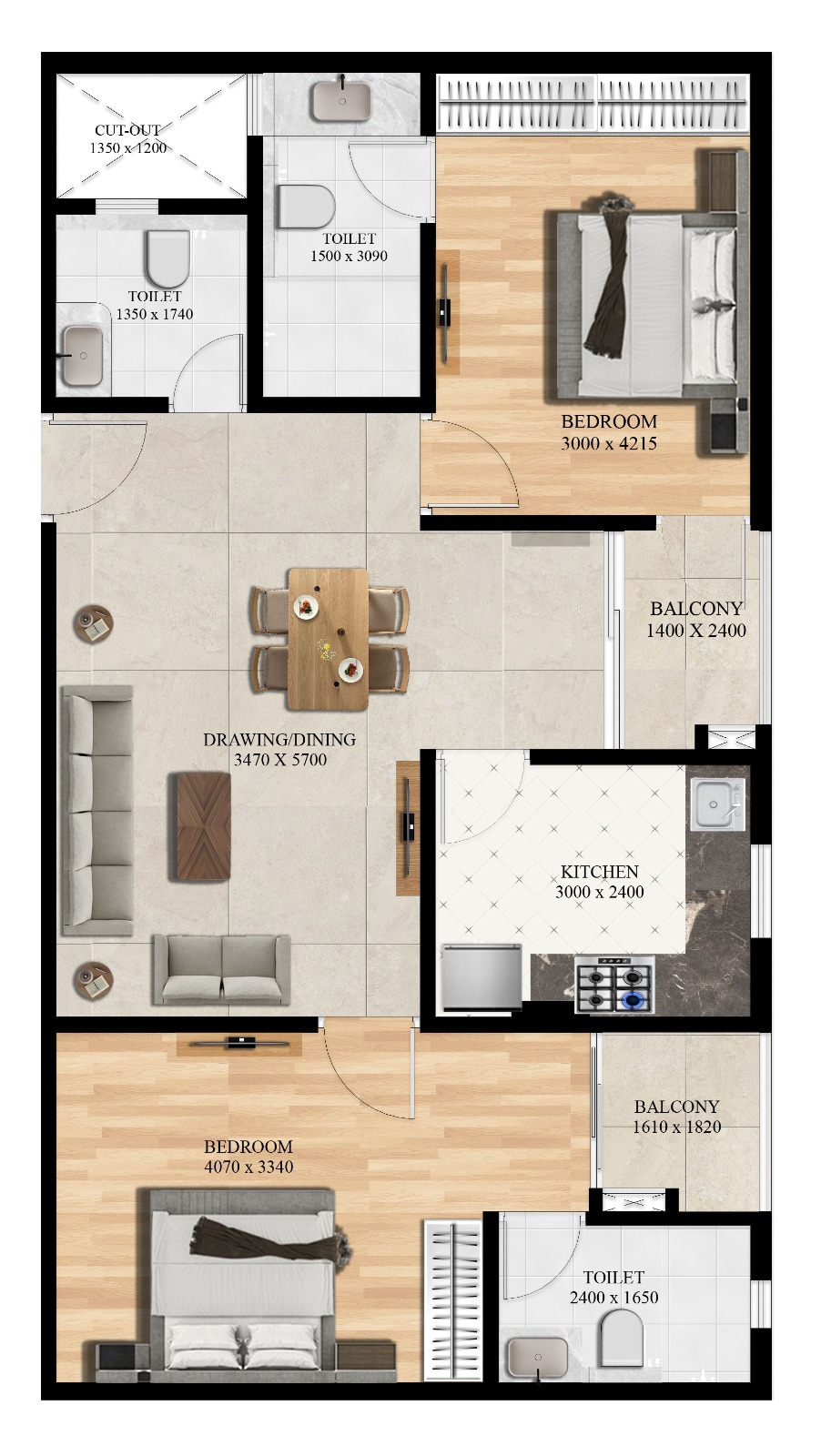Appartement F3